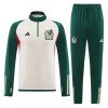 Tréninkový Mikina Mexiko Quarter Zip White 2022 Zelená pro Muži